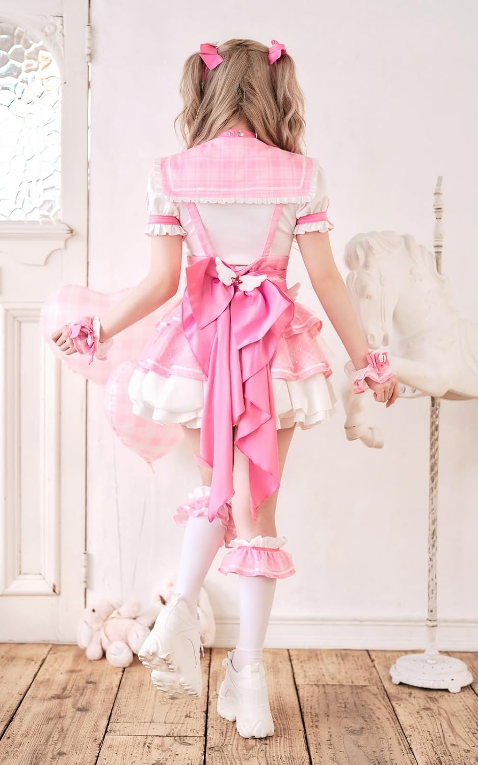 Malymoon 魔法少女ドリーミーセーラー服 ピンク Malymoon 魔法少女ドリーミーセーラー服 11点セット ピンク 即日